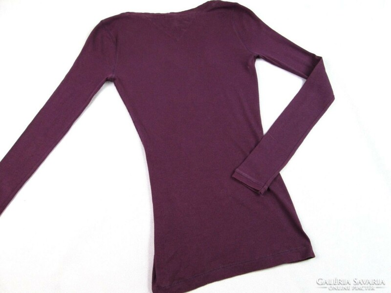 Original tommy hilfiger (xs / s) long sleeve women's light elastic top