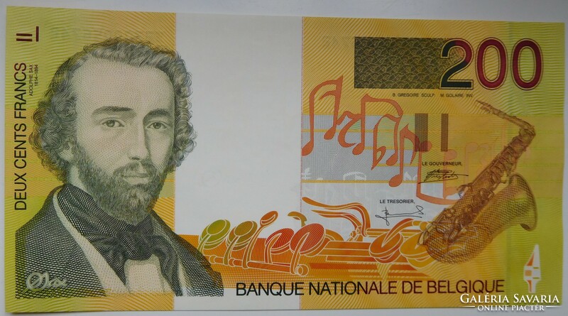 Belgium 200 francs 1995 oz very rare!