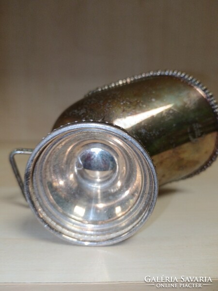 Silver-plated sugar and salt holder