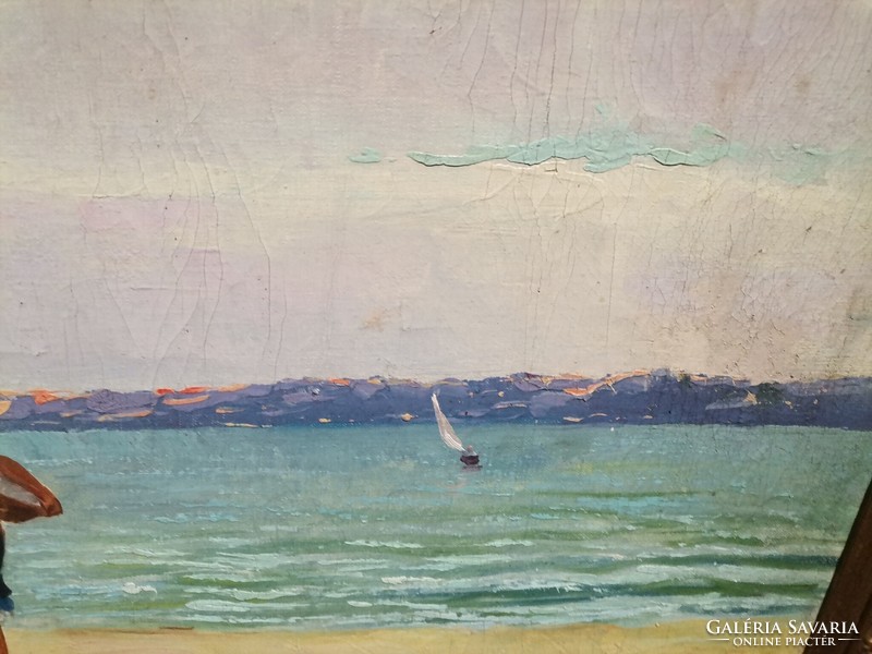 Ott Zoltán /1881 - 1953 /Mosonők festménye