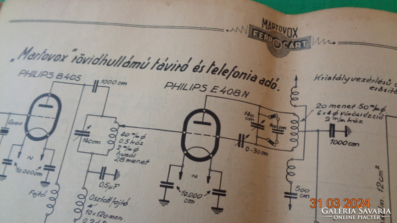 Martovox -Ferrocart   ," Népvevő "    Rádió technika  , Marton Pál  BPest