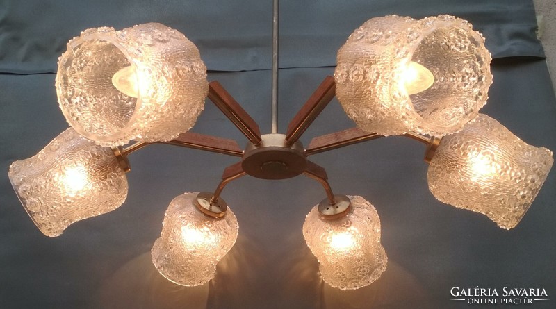 Skandinavien design vintage chandelier 1970