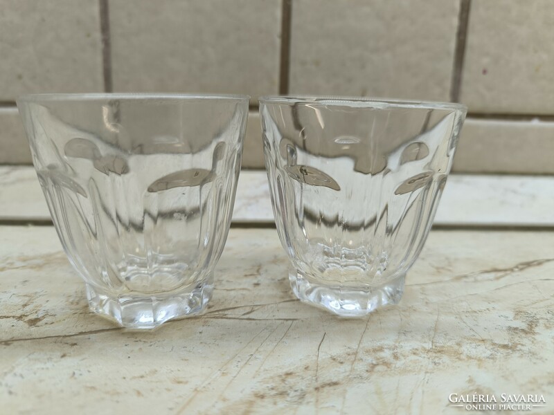 2 retro glass coffee cups for sale!