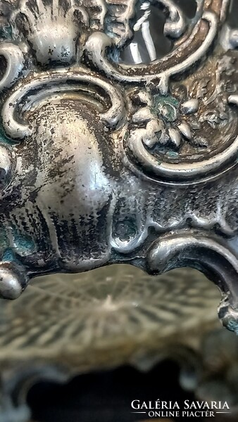 Antique silver table centerpiece