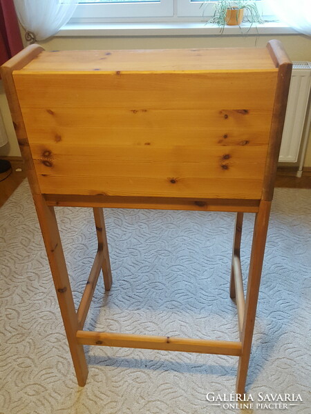 Natural pine writing desk - writing stand - pulpit