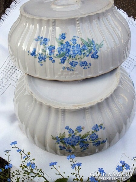 Zsolnay forget-me-not bowl 24.5 cm