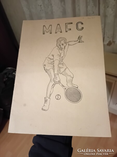 Mafc retro tennis booklet