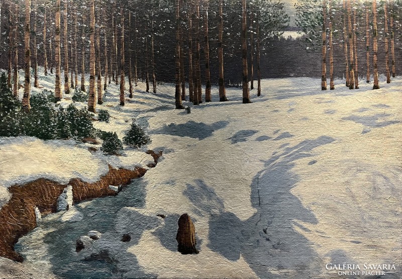 Viktor Olgyai winter forest (large size)