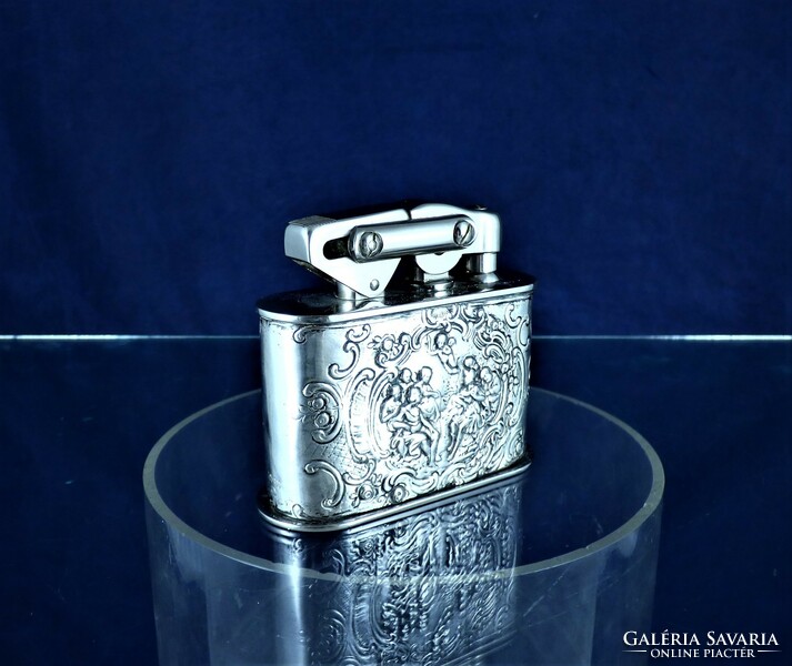 Curio, antique silver lighter, German, ca. 1890!!!