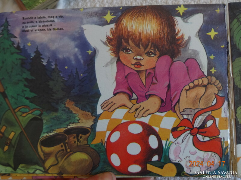 Attila József: sleeping bag - hardcover old storybook with drawings by Zsuzsa Füzesi