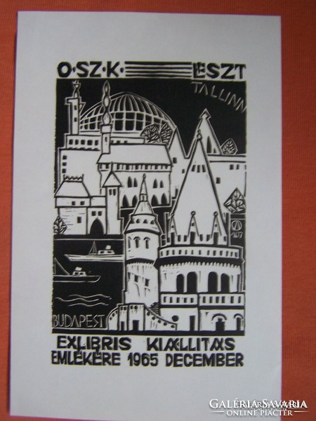 Nagy Árpád : Exlibris Kiállítás 1965 emlékére