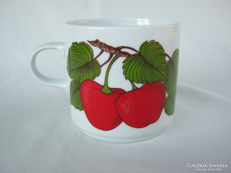 Alföldi porcelain cherry fruit mug