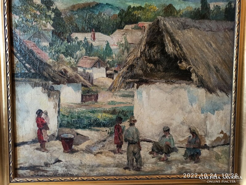 Painting by János Lajos Tihanyi