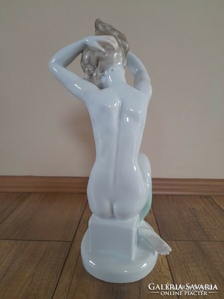 Old Herend porcelain nude