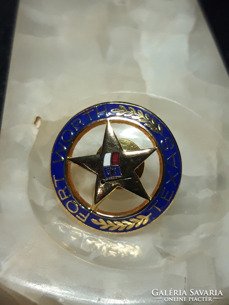 Texas - fort worth - American, fire enamel pin