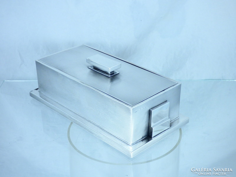 Special, art deco, silver box, London, 1936!!!