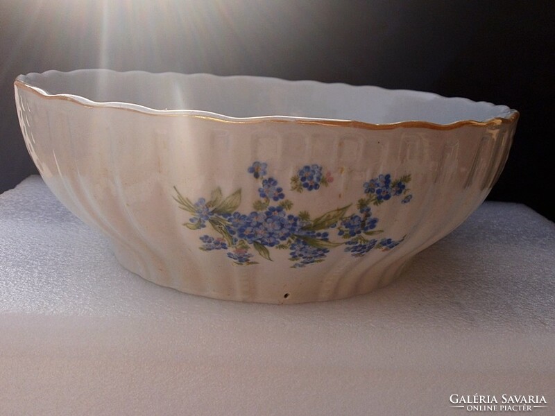 Zsolnay forget-me-not bowl 24.5 cm