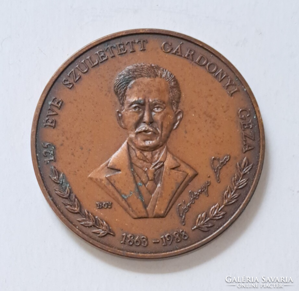 Géza commemorative medal from Gárdony born 125 years ago, (14)