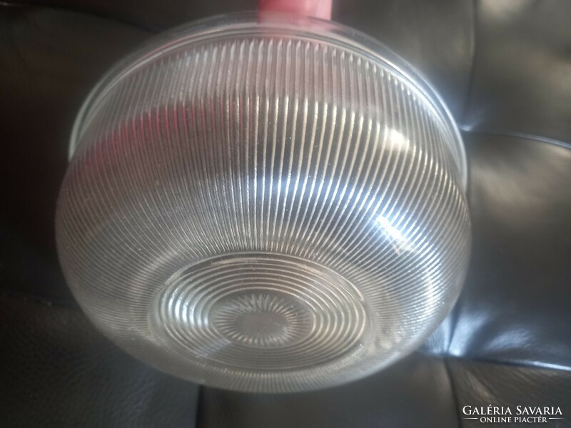Explosion-proof glass shade, midcentury industrial vintage glass shade, loft lamp part