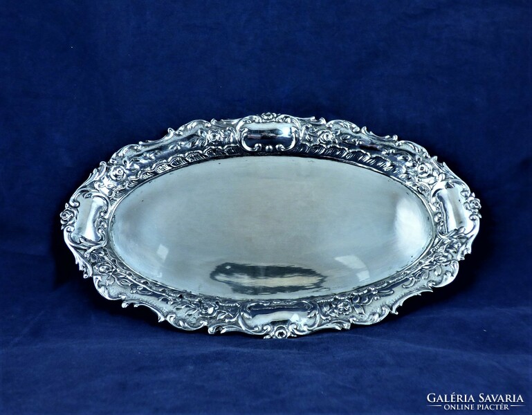 Charming, antique silver tray, German, ca. 1890!!!