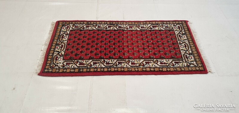 3136 Hindu mir hand knotted wool Persian carpet 63x125cm free courier