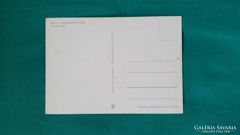 Németország, NDK,  Berlin Hauptstadt látkép, postatiszta képeslap