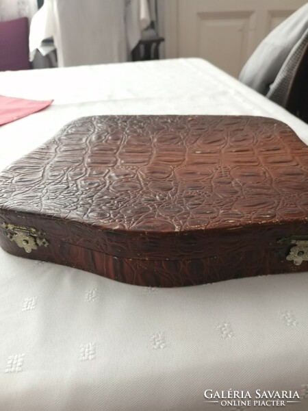 Antique manicure set in leather box more than 100 years old