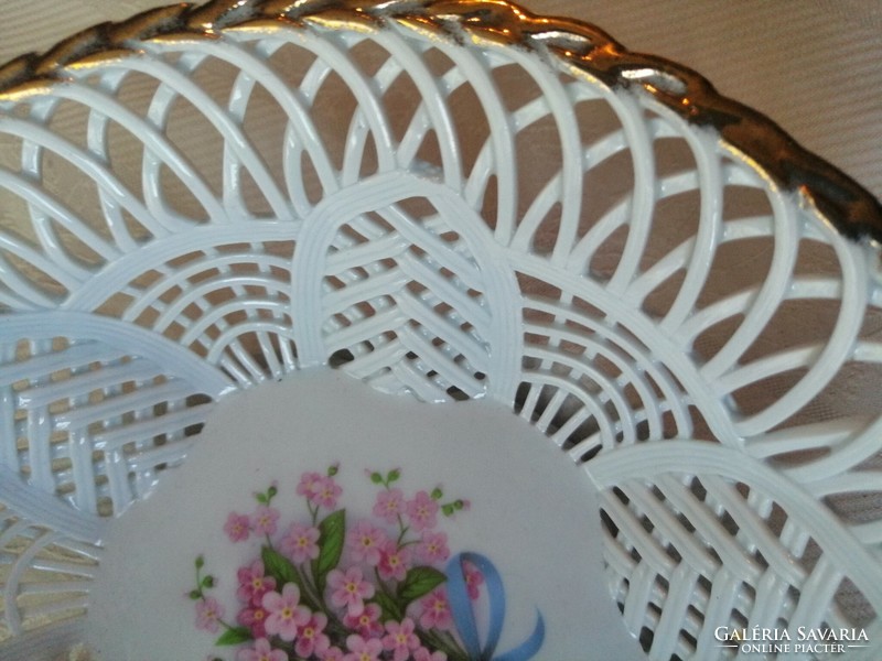 Beautiful openwork basket tal