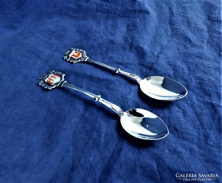 Charming, antique silver coffee spoons, German, ca. 1900!!!