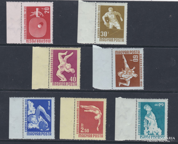 1958. Sport (iii) ** stamp line
