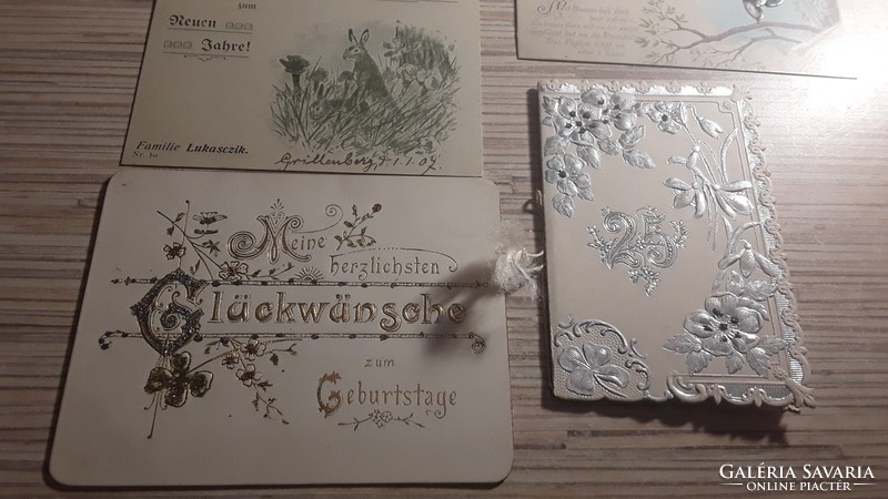 Antique greeting cards.