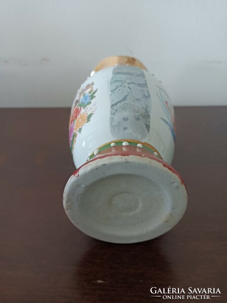 Chinese glazed ceramic vase