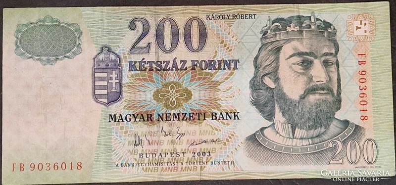 Hungary 200 HUF, 2003. Fb