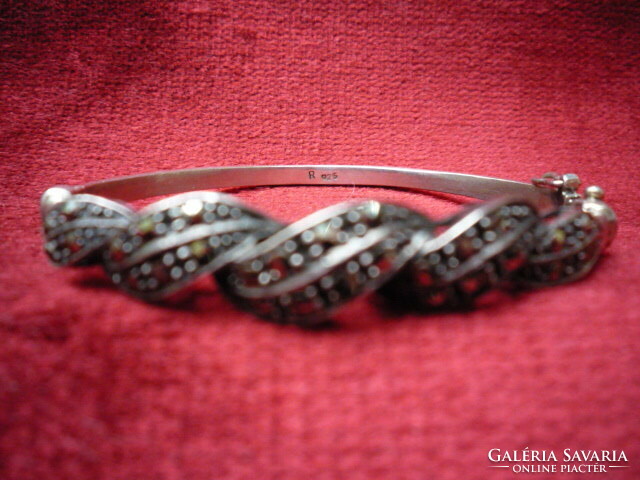 Silver bracelet with marcasite 32990/7