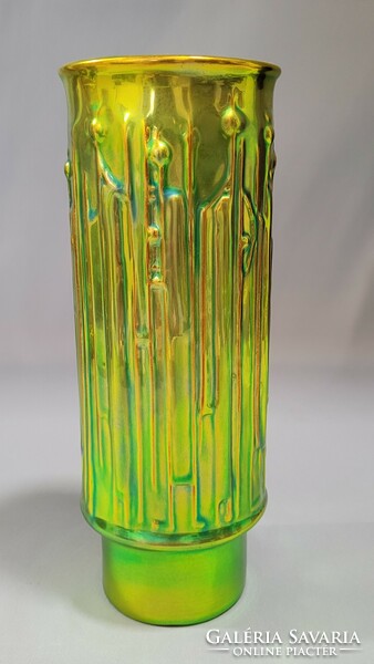 Zsolnay eosin modern vase