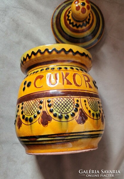 Glazed ceramic spice holders