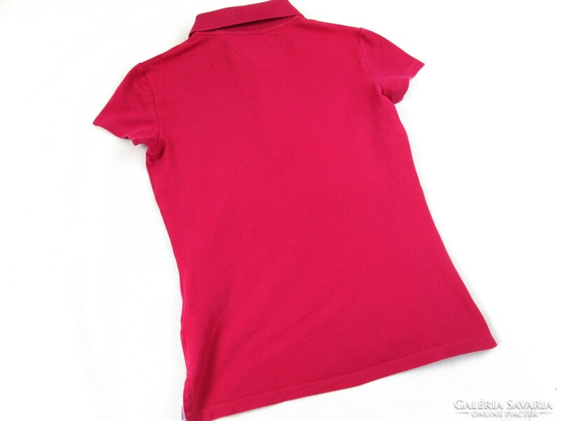 Original tommy hilfiger (s) pretty short sleeve women's t-shirt with collar