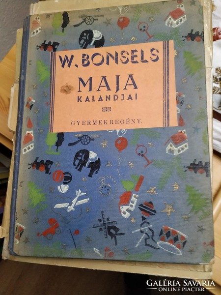 100 éves mesekönyv kifogástalan állapotban! Bonsels: Maja kalandjai 1920