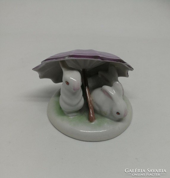 Drasche porcelain umbrella bunnies!
