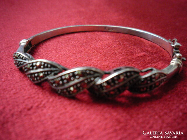 Silver bracelet with marcasite 32990/7