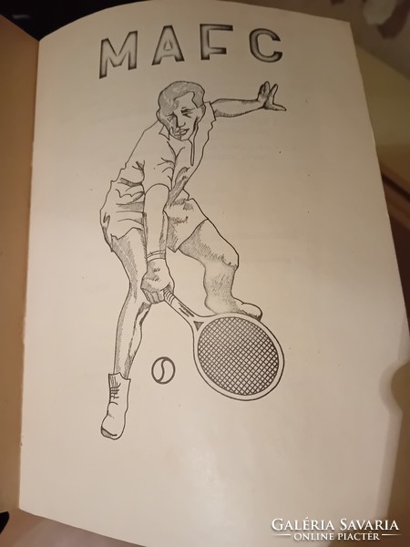 Mafc retro tennis booklet