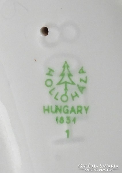 1R093 Jelzett Hollóházi porcelán sirály 15.7 cm