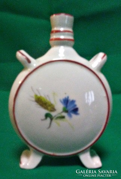 Water bottle with a flower pattern (hermitage souvenir, hand-painted, 3 dl)