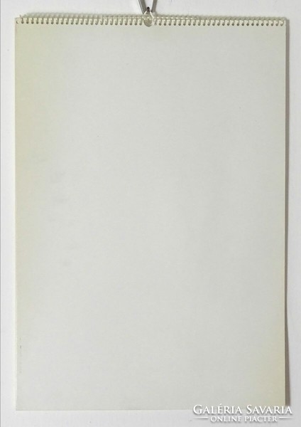 1Q301 János pine - retro female nude calendar 1984