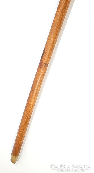 Beautiful antique walking stick with silver handle