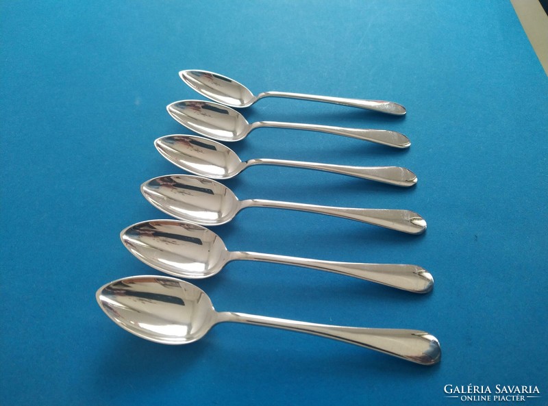 Silver 6-piece tea spoon bachruch antal