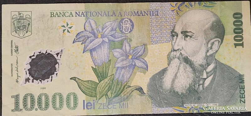 Románia 10 000 Lej, 2000.