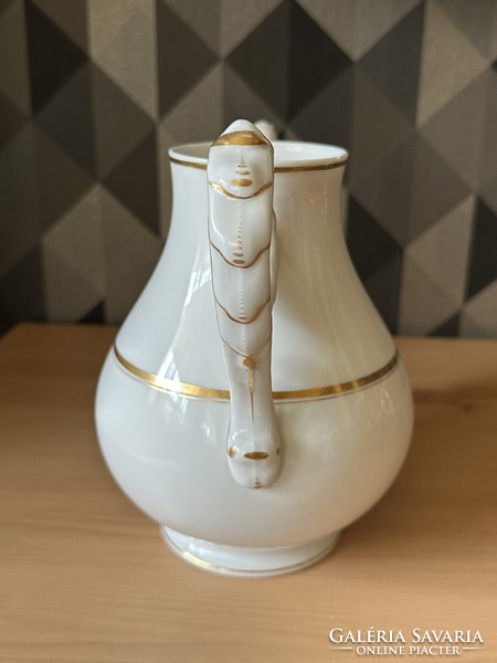 Baroque porcelain teapot. Zsolnay?