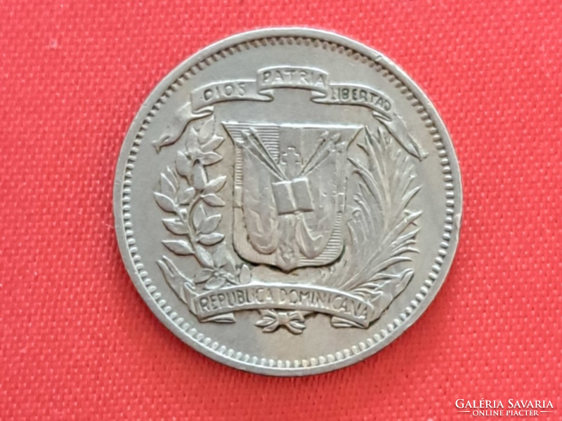 1967 Dominikai Köztársaság 10 Centavos (1795)
