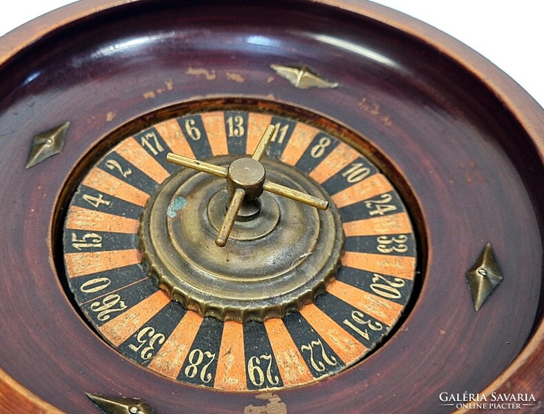Antique table mini roulette - rarity!!